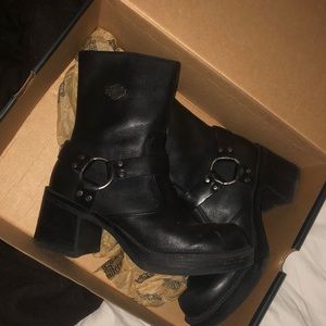 harley Davidson vintage ladies motorcycle boots